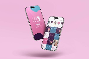 Retro-themed graphic with phrases like "Increased Performance 146%" and "100% Vector." Features cartoon faces, bright colors, and playful text arrangement