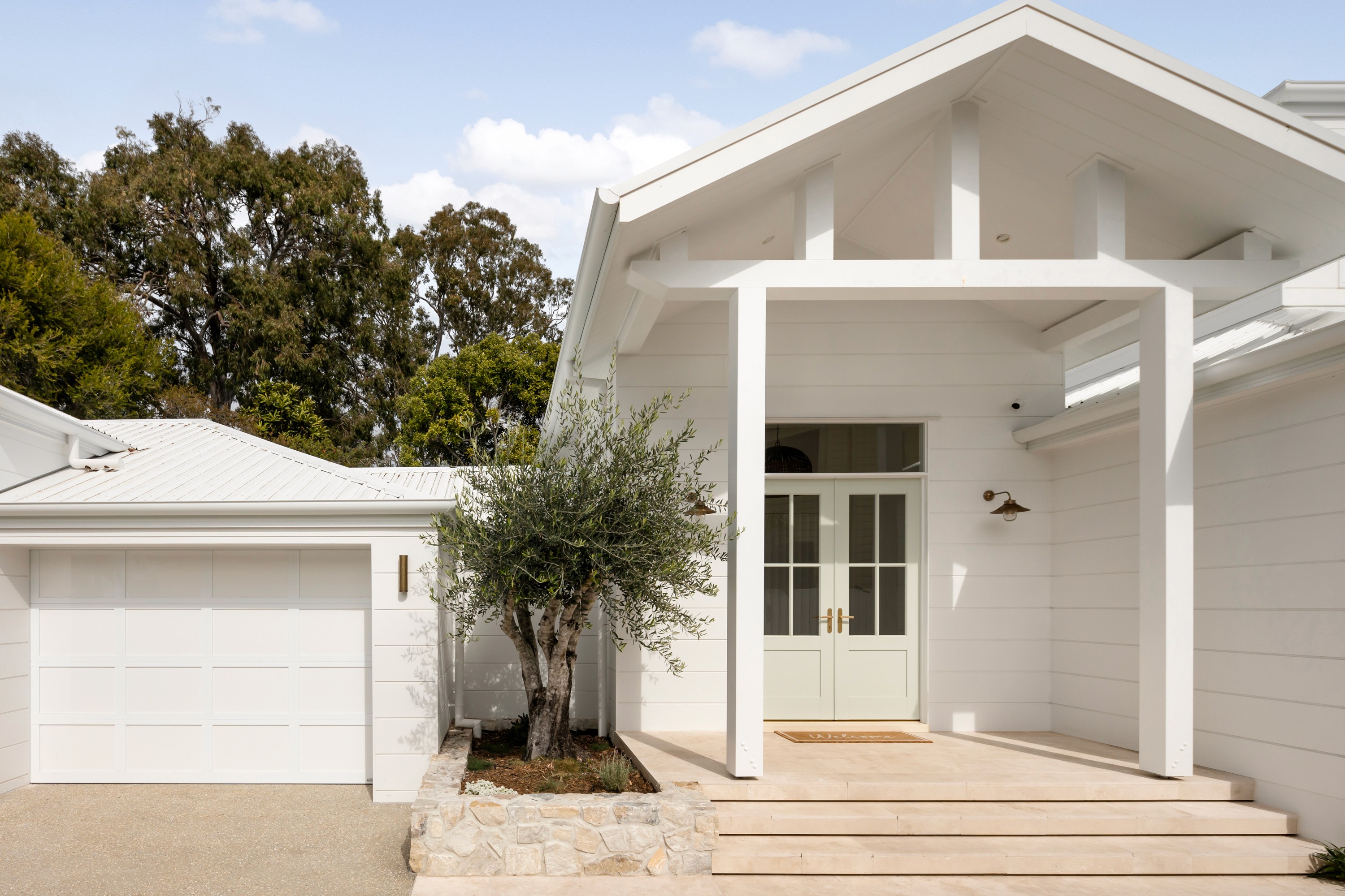 Front facade of Jacaranda House in. Brisbane