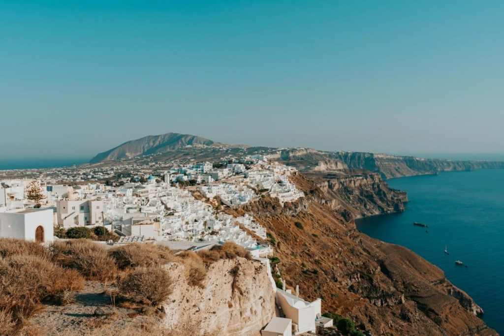 Hiking Santorini Caldera