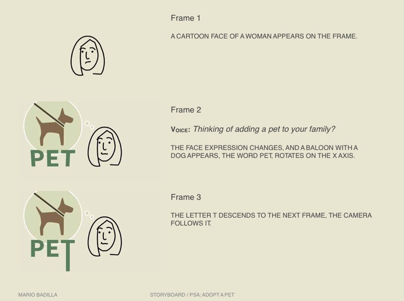 Imagen de un storyboard