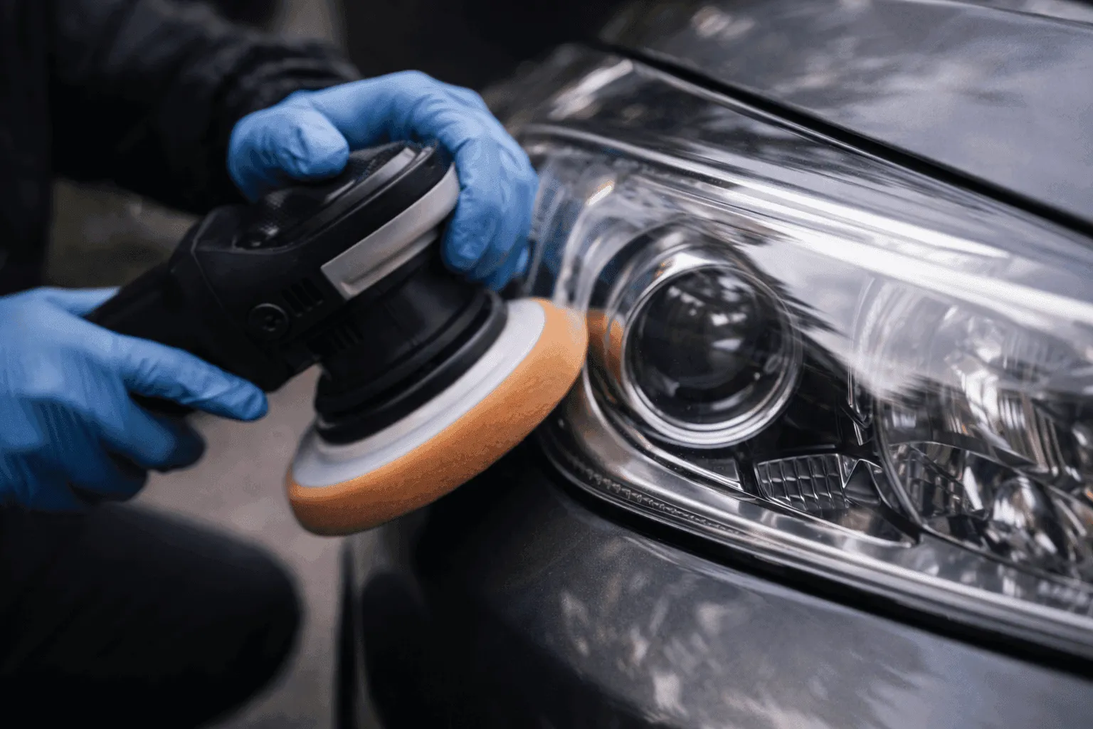 Headlight restoration in Durban