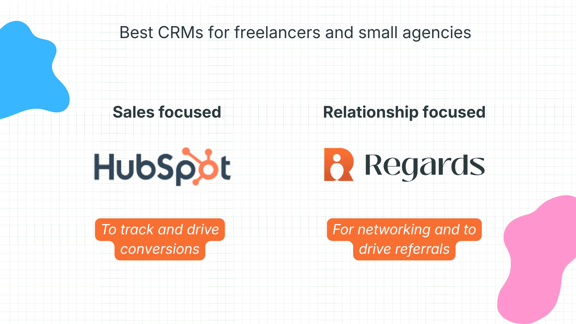 best CRM for freelancers and small agencies