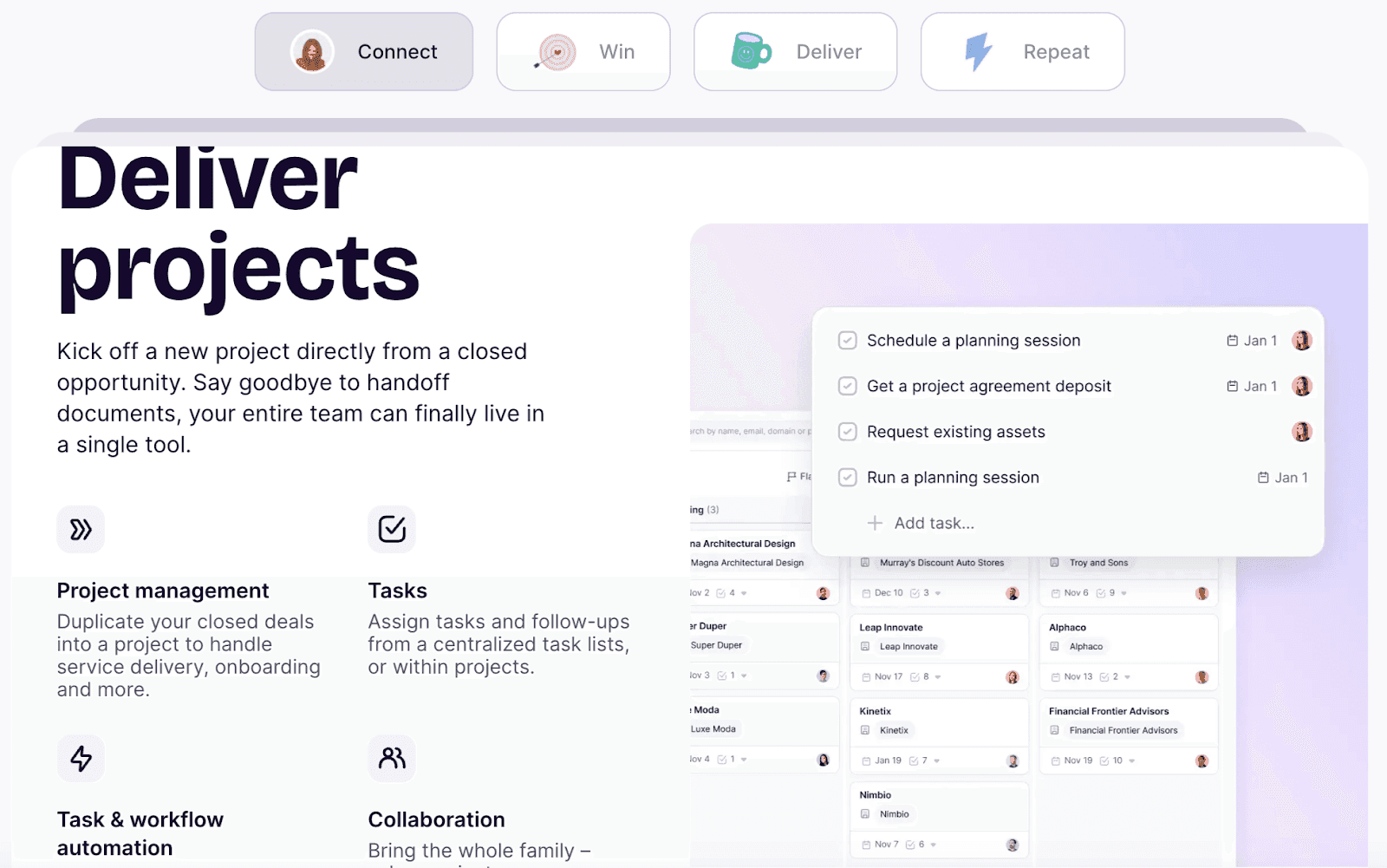 project platform in Copper