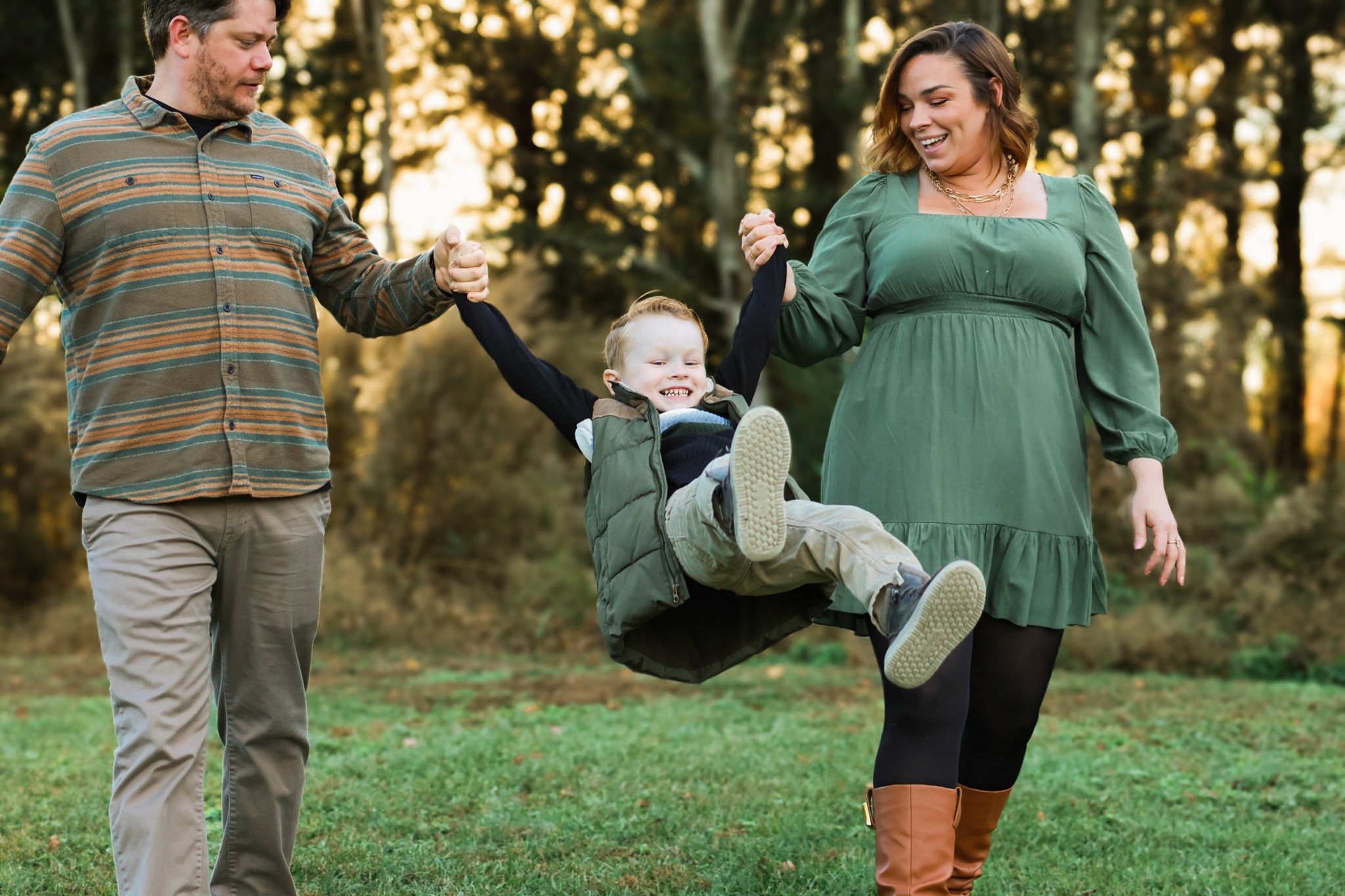 a woman looking at phone screen