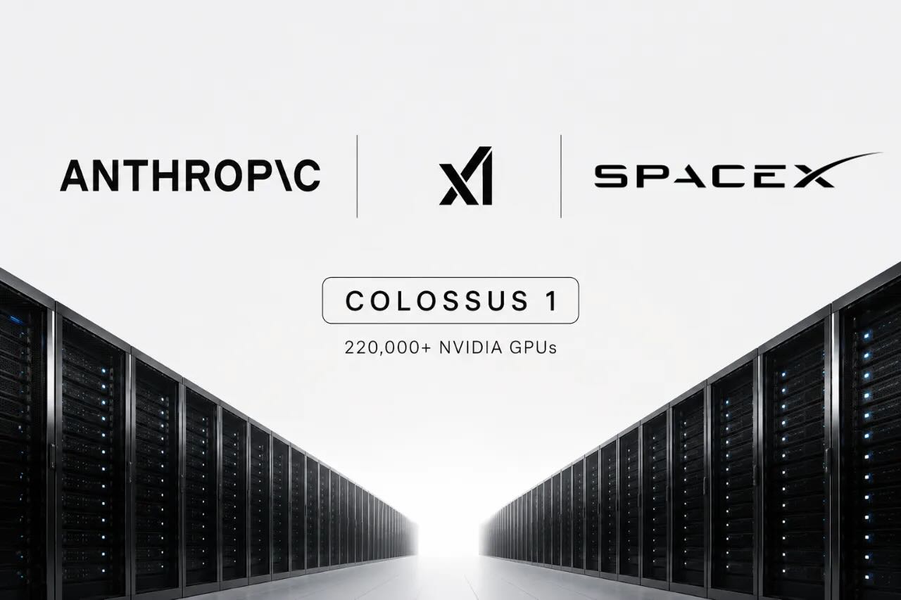 Anthropic이 SpaceX의 Colossus 1 데이터센터 전체를 임대