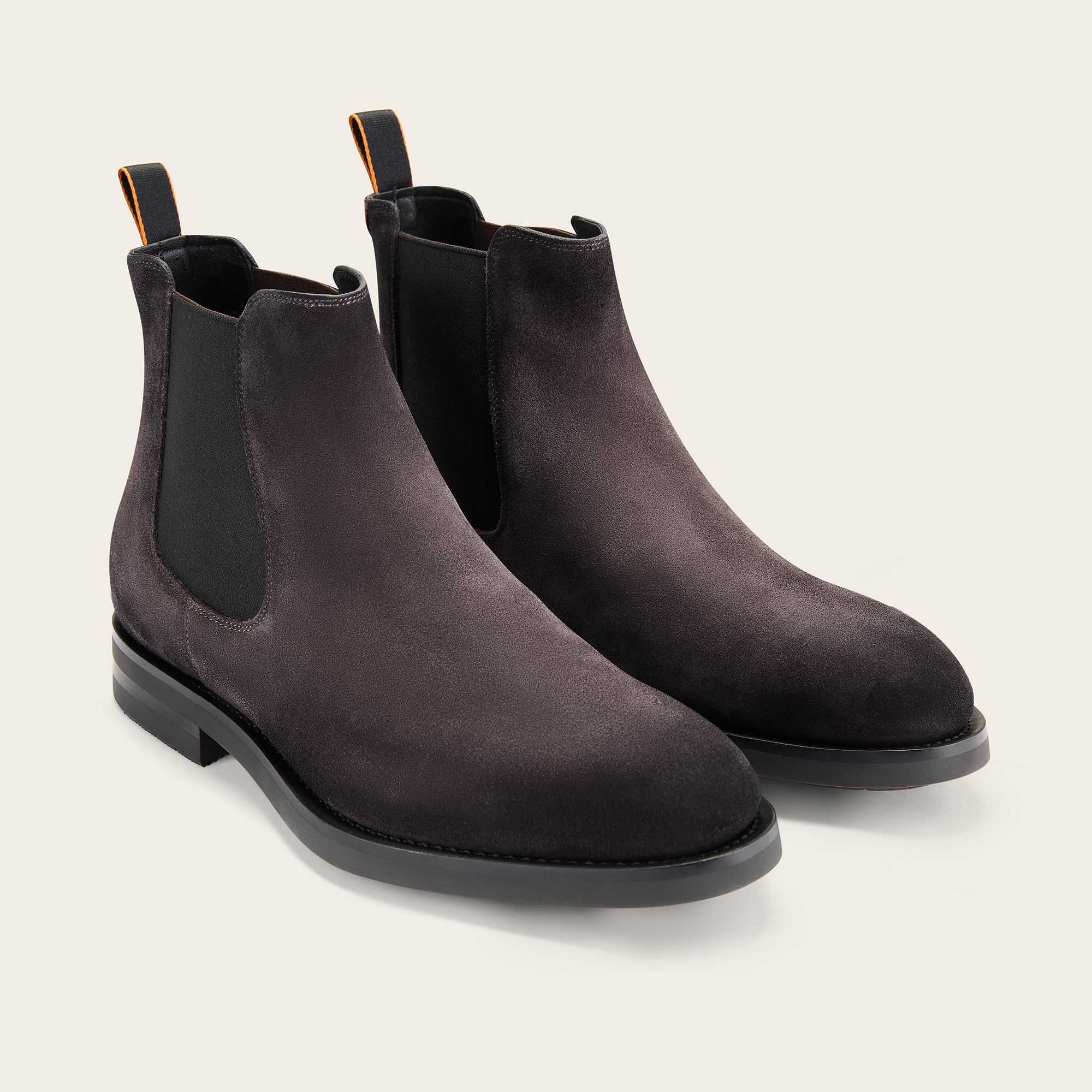 Men's Dark Brown Suede Easy Boot - Mandelli UK