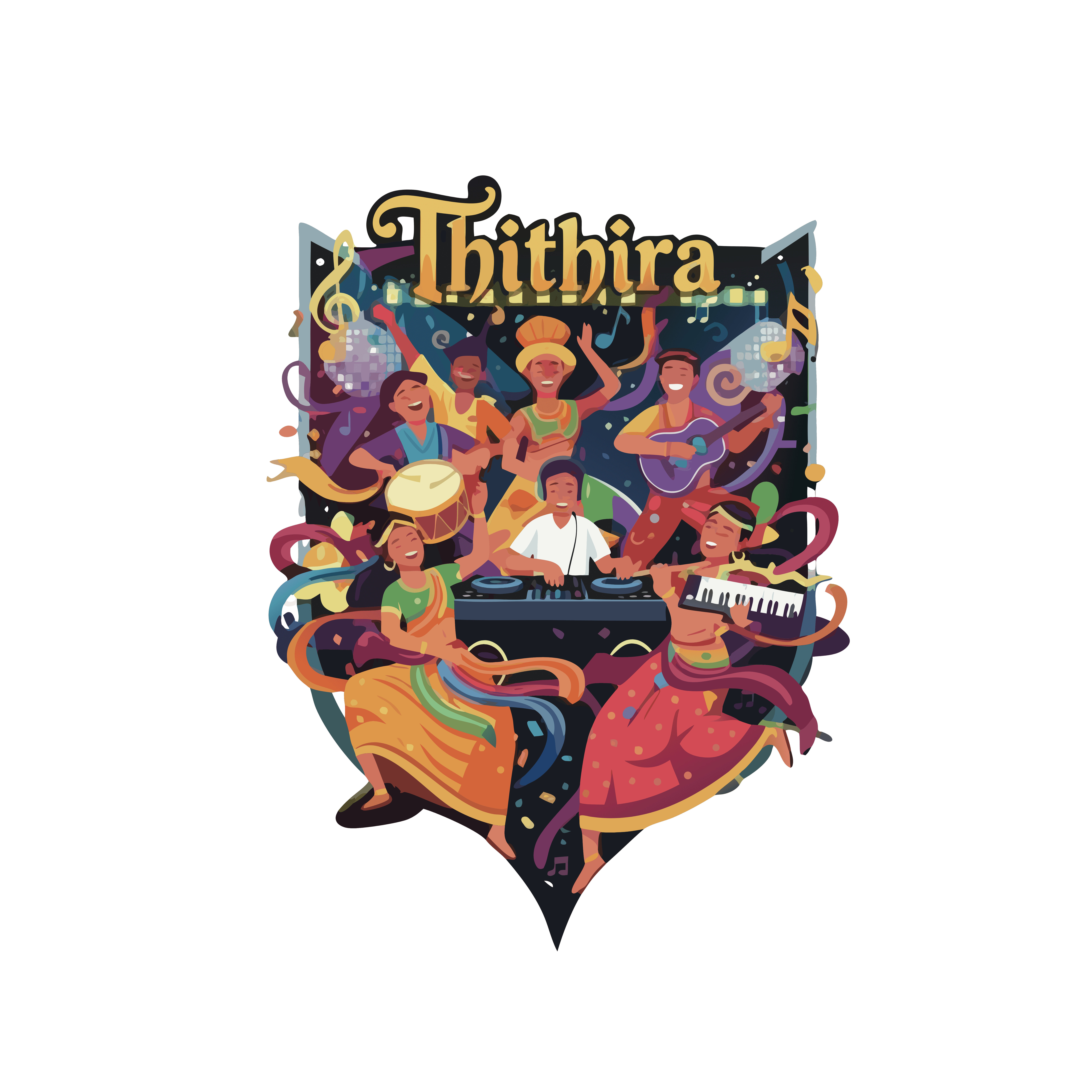 Thithira english logo
