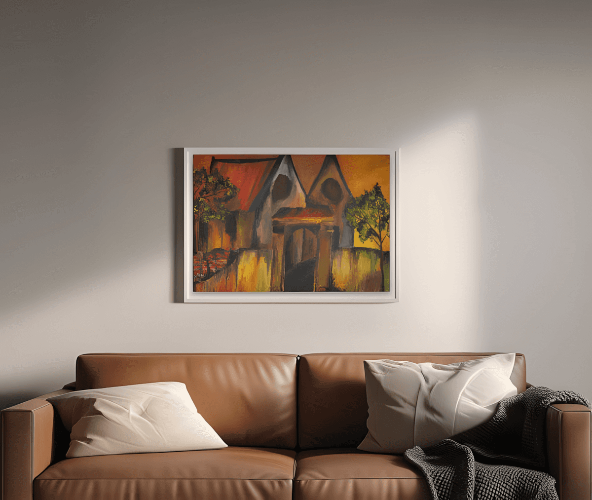premium art poster and canvas prints, with originals available, from QART , of the artwork " Hoi An Old Town "