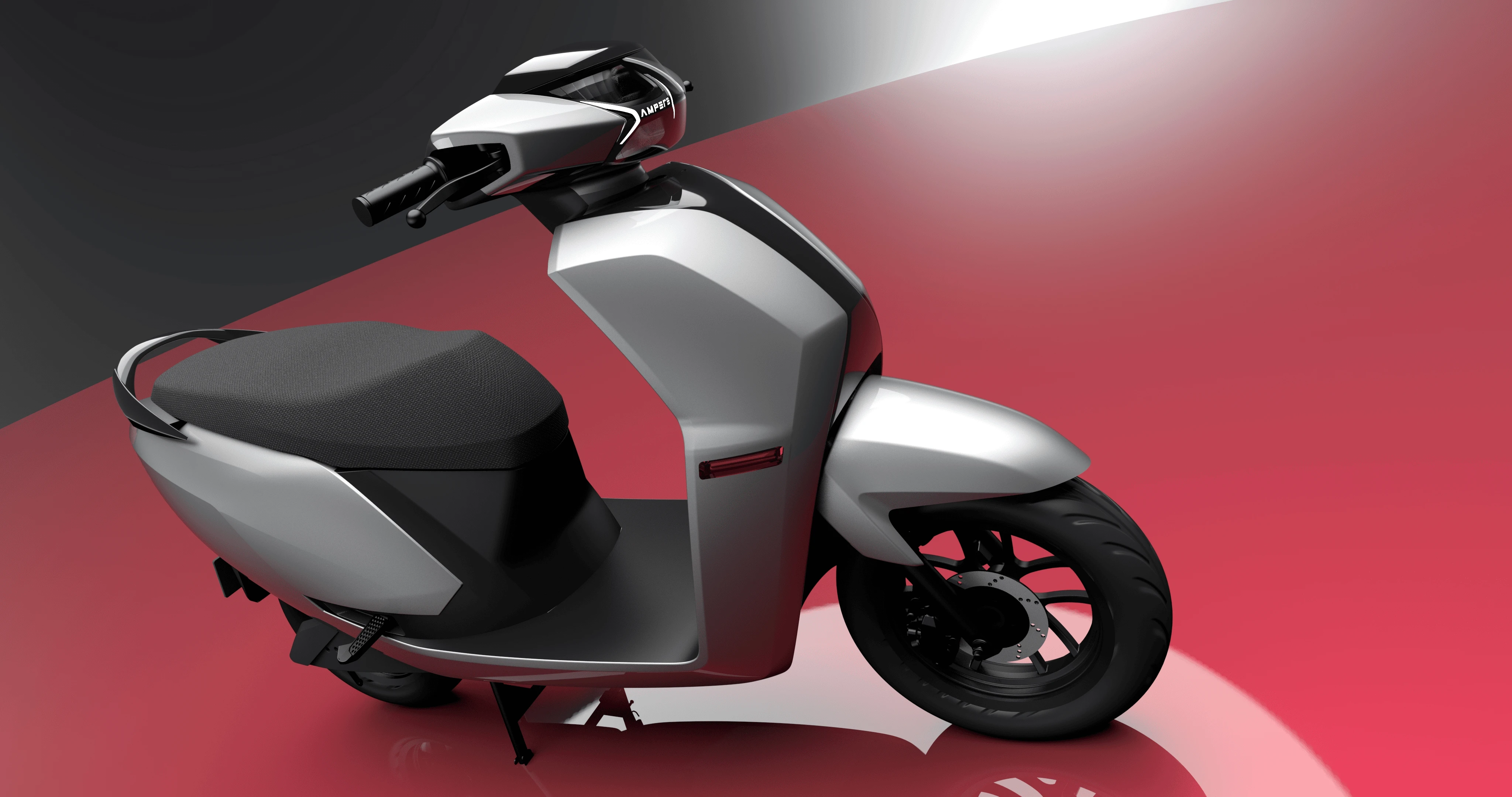 Ampere Nexus EV scooter render by AYA Design Studios