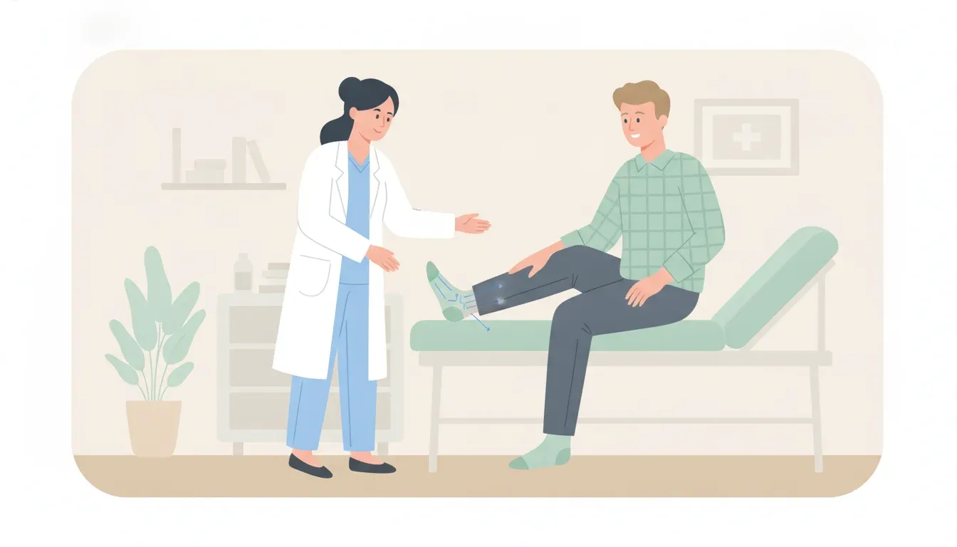 Podiatry evaluation for a peroneal tendon tear