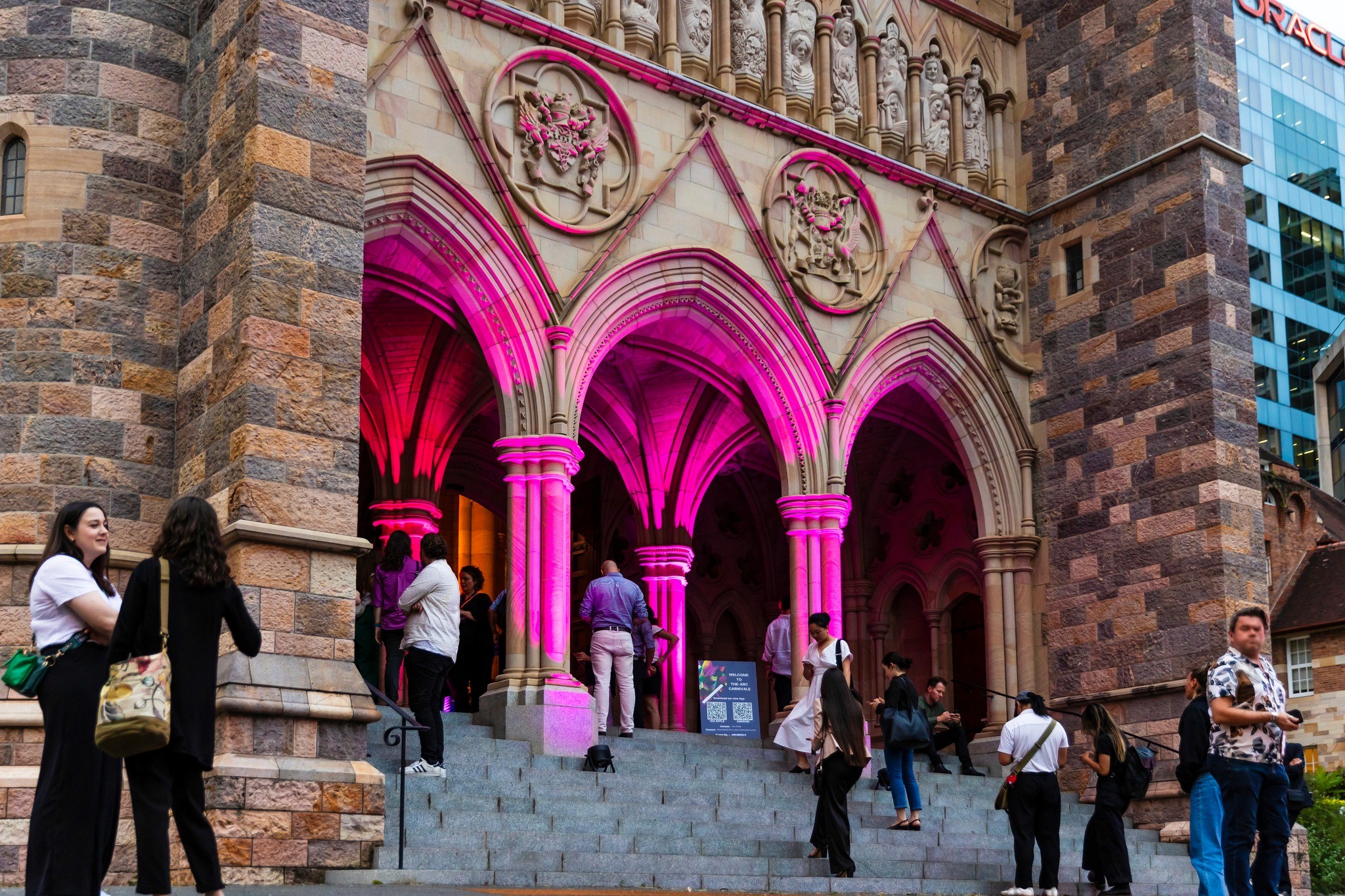 Exterior entrance to St. John's Cathedral