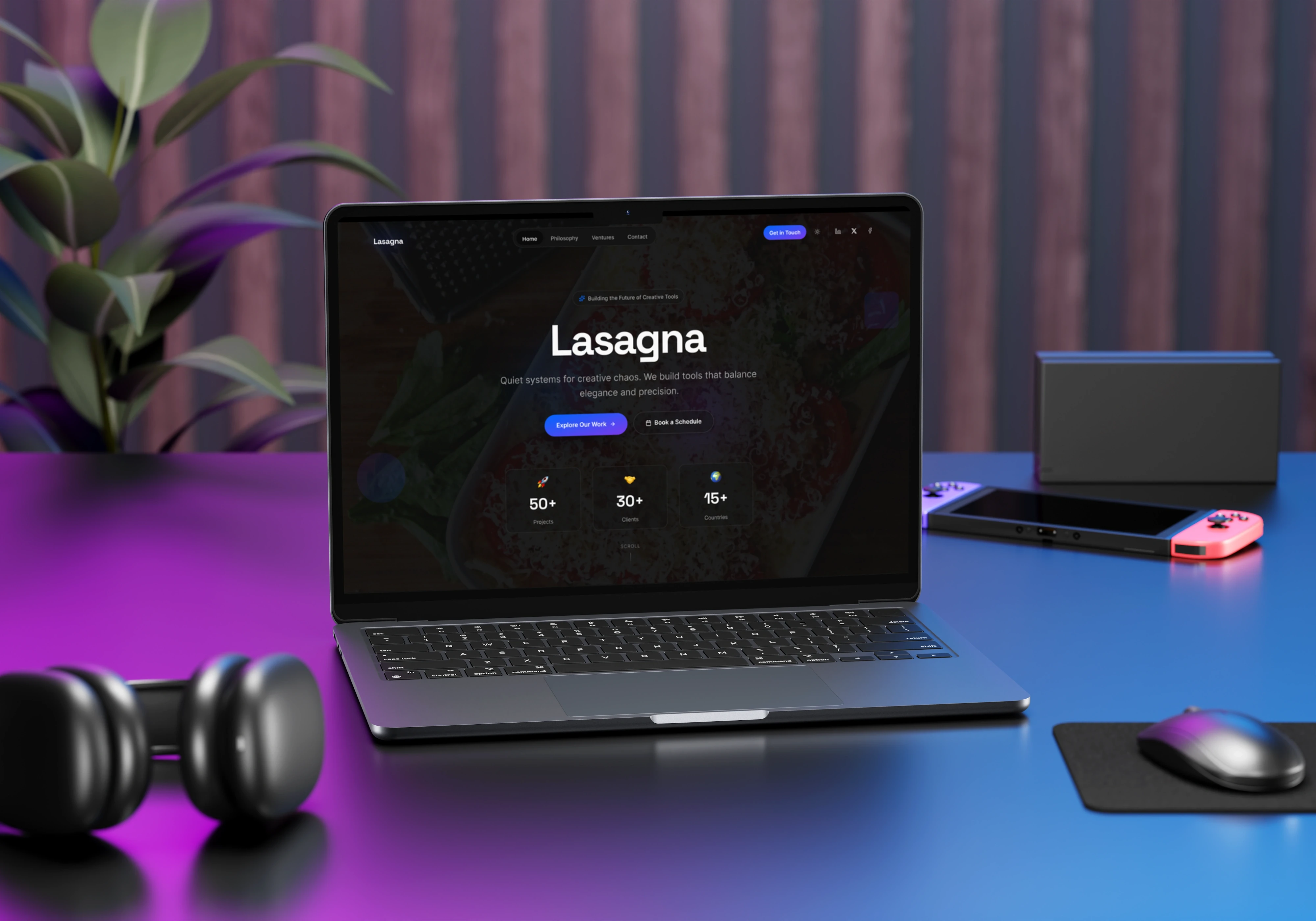 Lasagna — One Page Business Landing Website