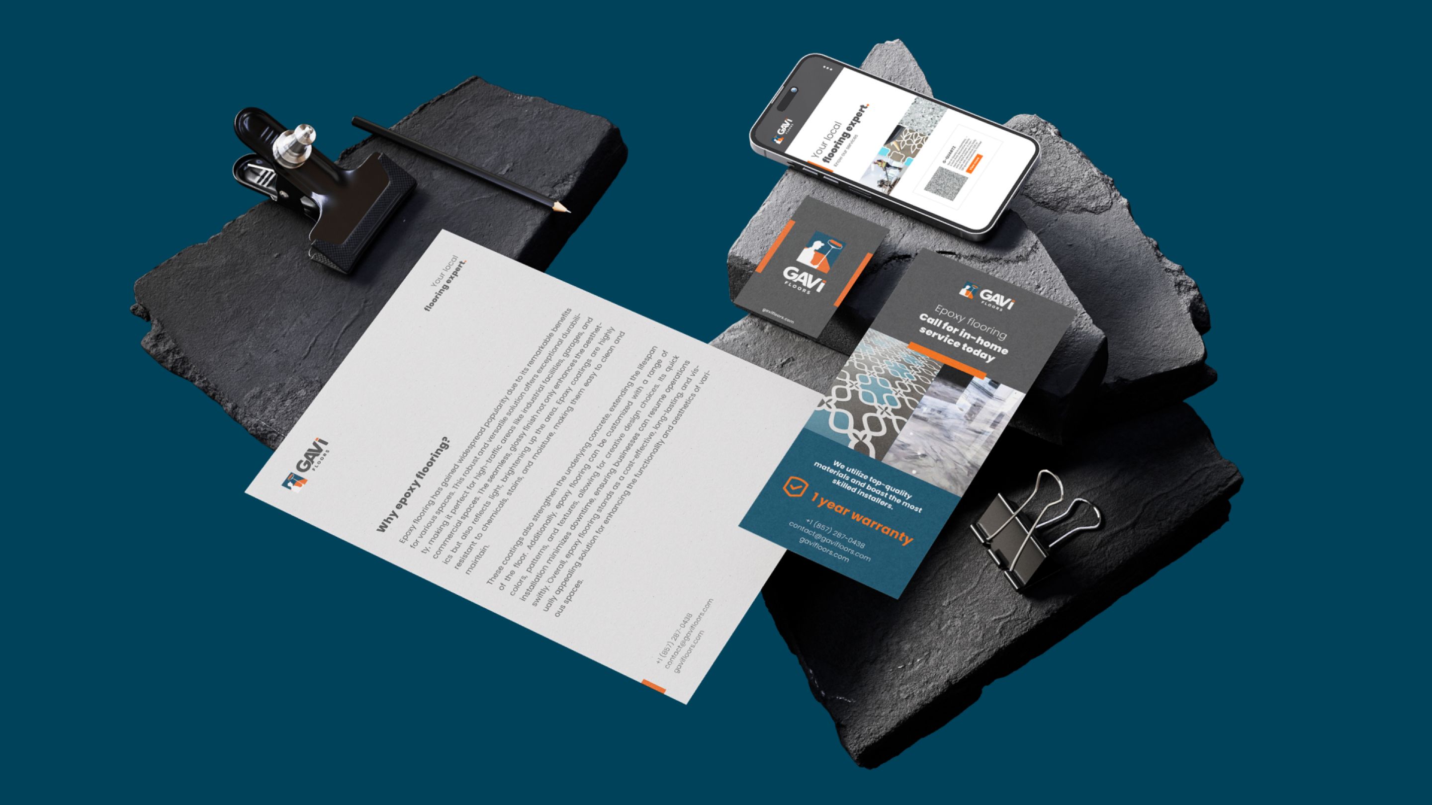 Projeto de identidade visual para Gavi Floors