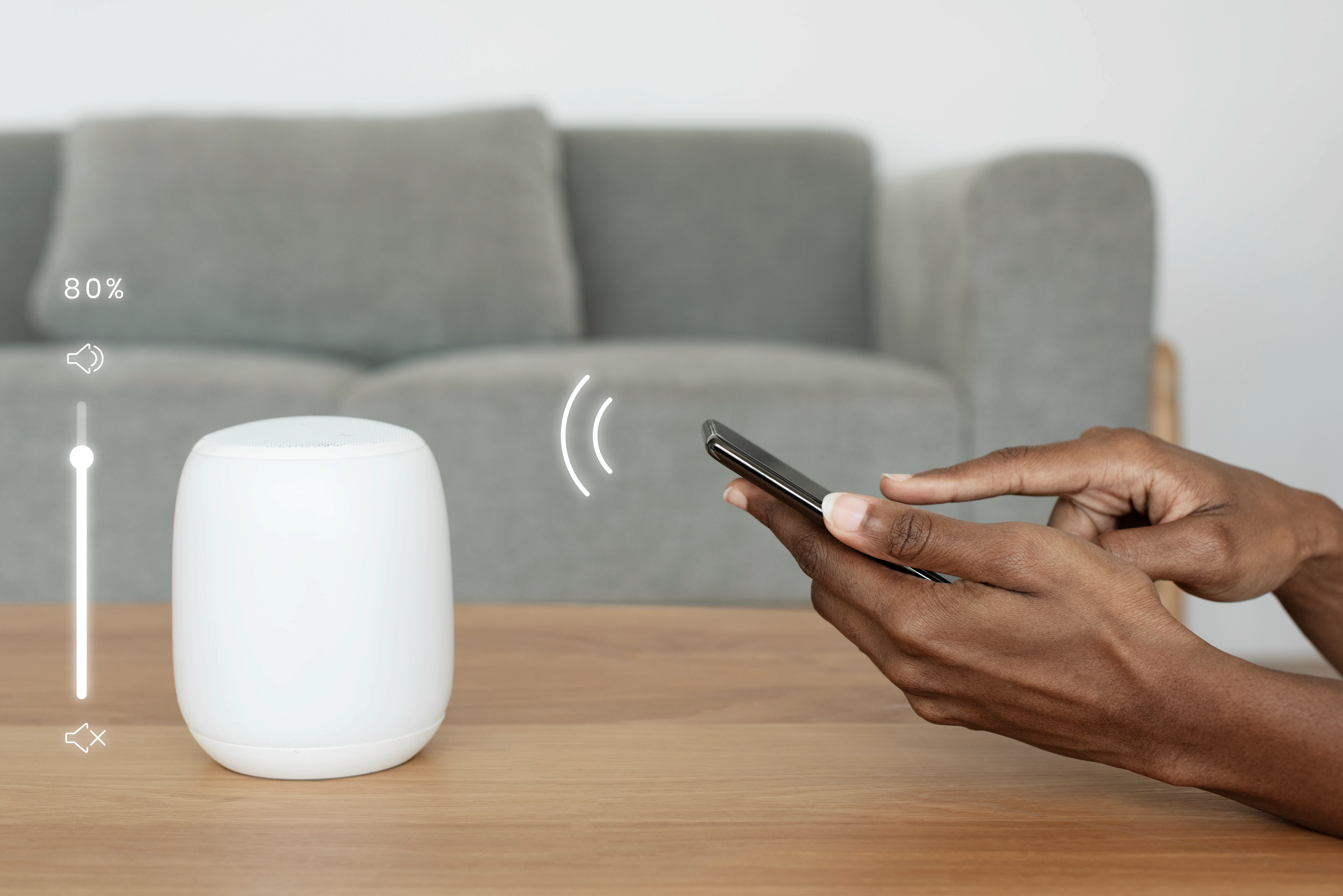 phone-connecting-with-smart-speaker