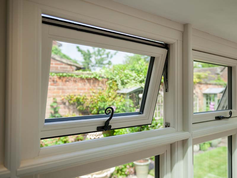 Classic Wood exterior window view
