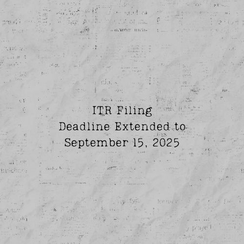 CBDT Grants Major Relief: ITR Filing Deadline Extended to September 15, 2025