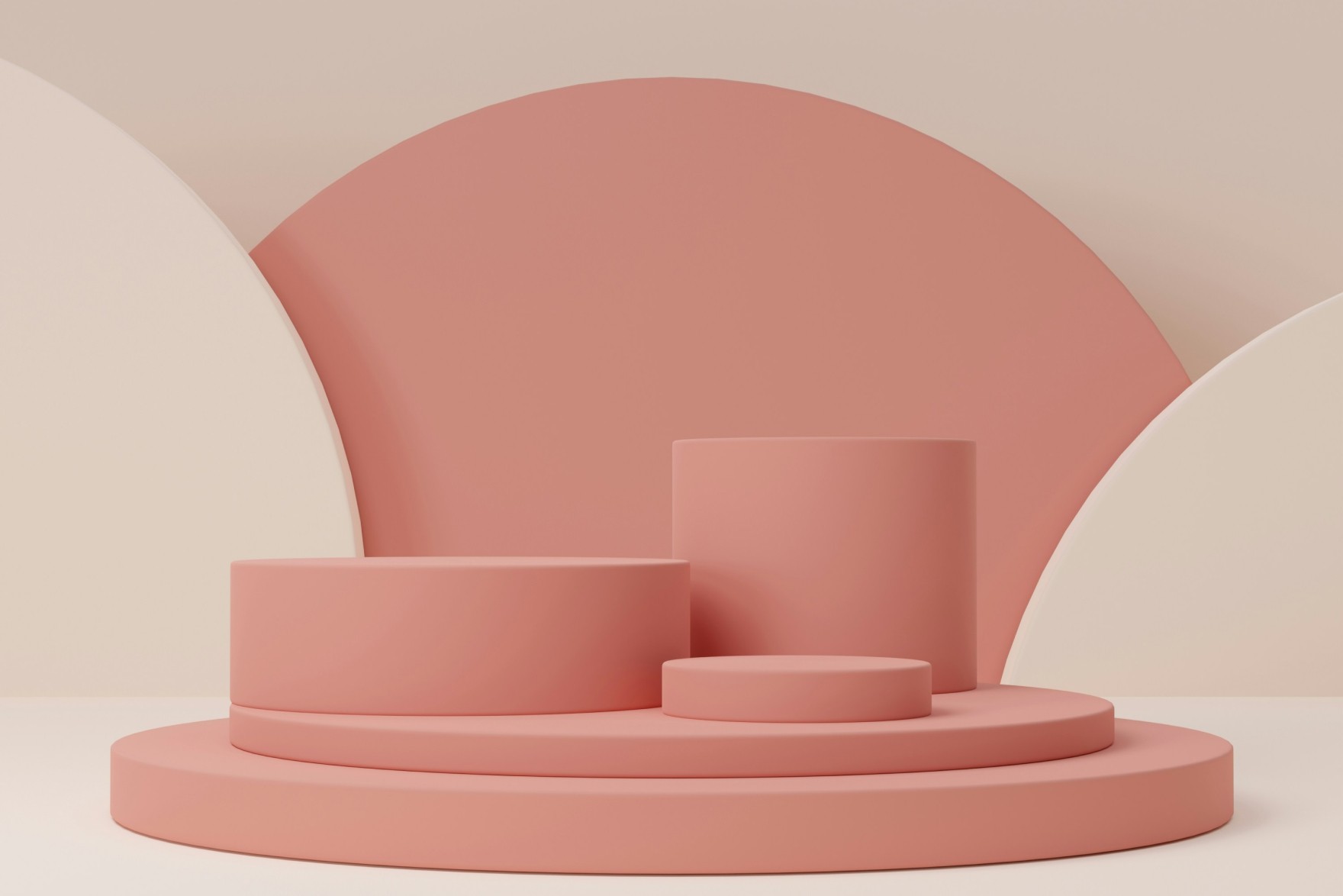 Close-up of a wallpaper from Abstract Realms Wallpaper Pack, highlighting the captivating blend of 3D scenery, abstract geometry, and organic elements, creating a visually striking and scalable design.