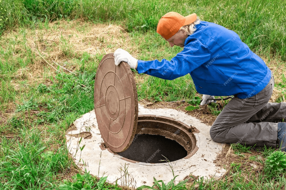 Septic tank cleaning