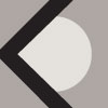 Image of "KHD Homes design-build logo featuring geometric shapes in black and white minimalist style."
