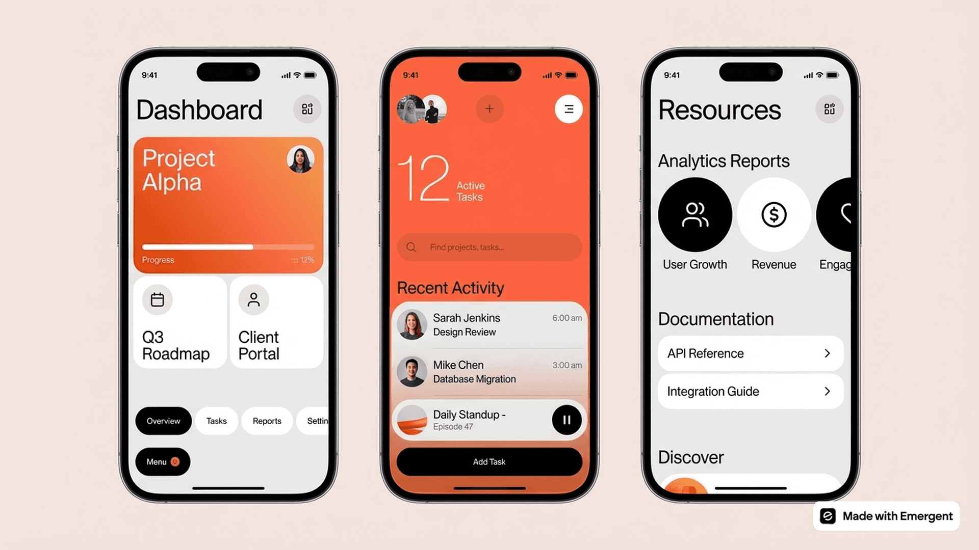 SaaS App Made with Emergent