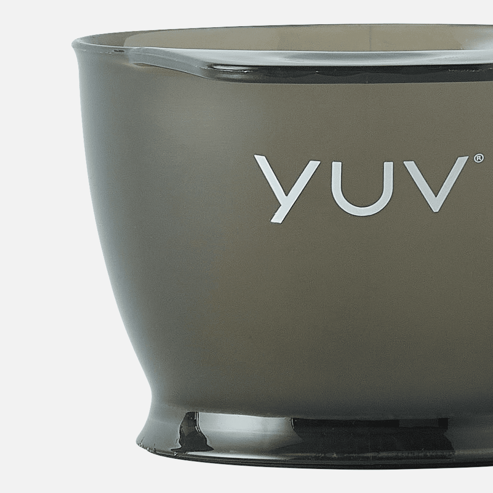 A cropped section showing the yuv® bowl.