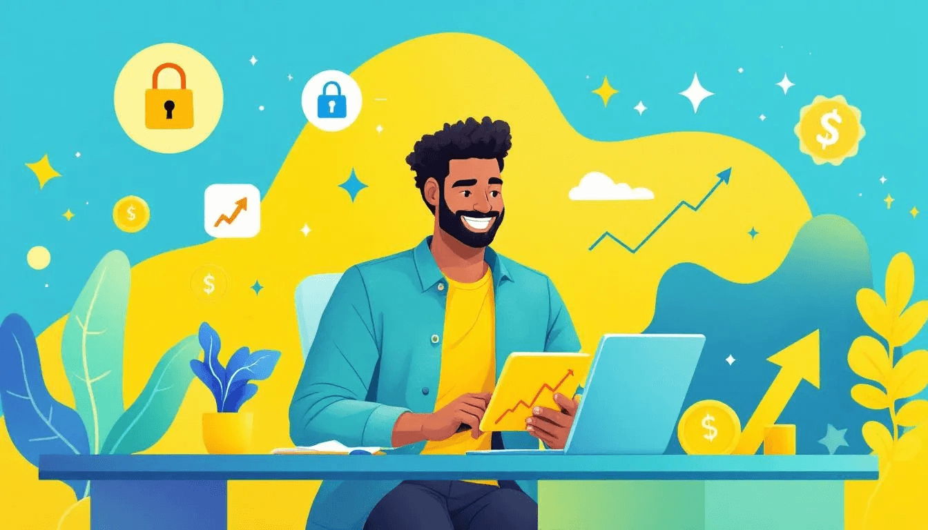 A person investing in certificates of deposit, showcasing safe investment options.