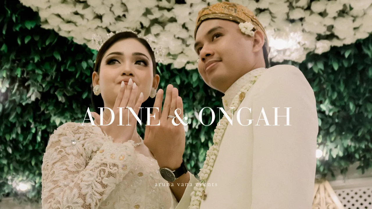 Real wedding Adine & Ongah di Aruna Vana Events, venue pernikahan Jakarta Selatan