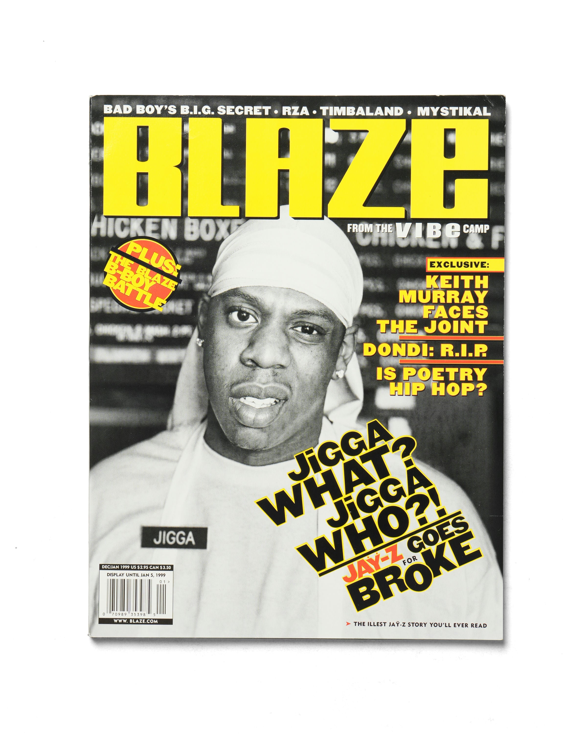 Blaze - December 1999 - Front Cover