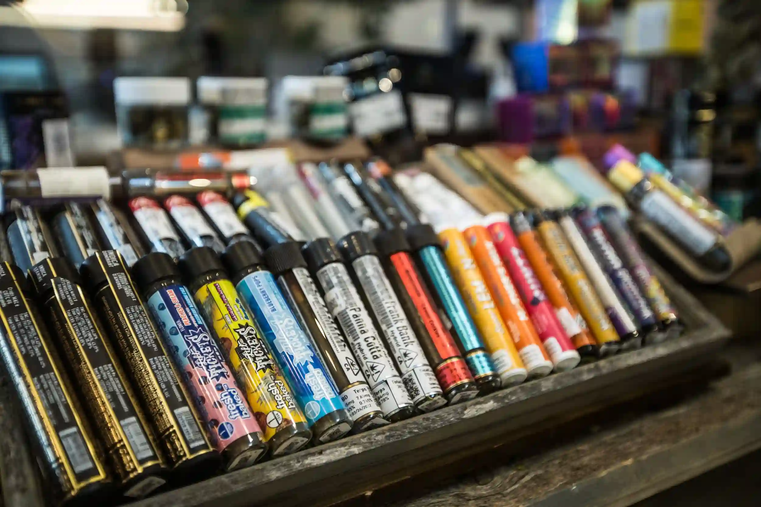 Cannabis products at the woods weho