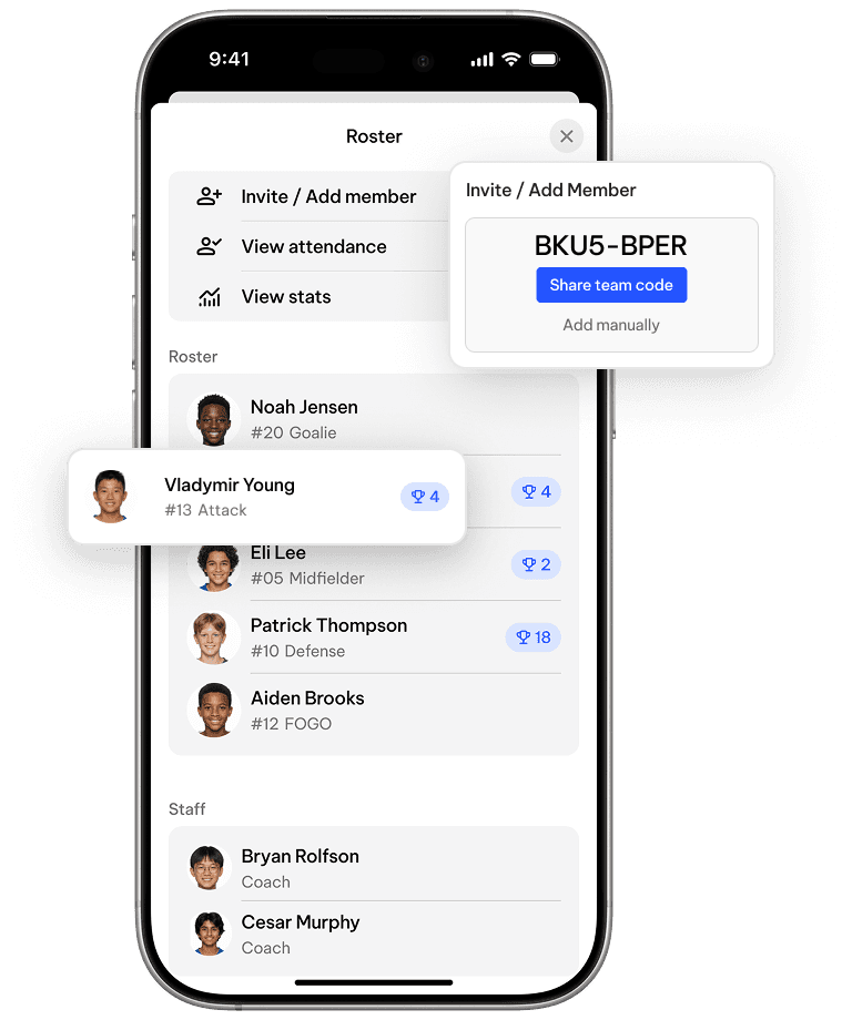 TeamLinkt's Lacrosse Team Rosters Tool