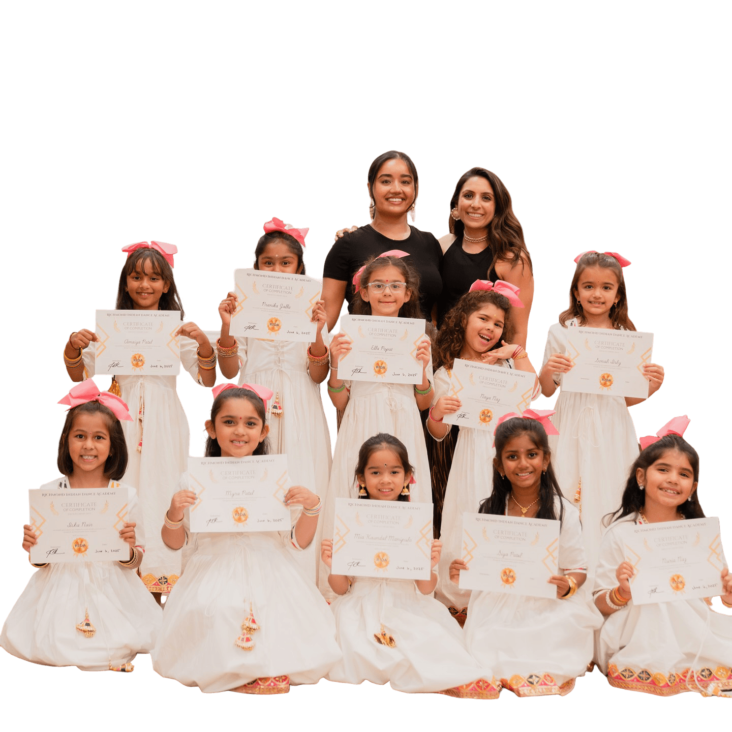A smilintg girl holding books