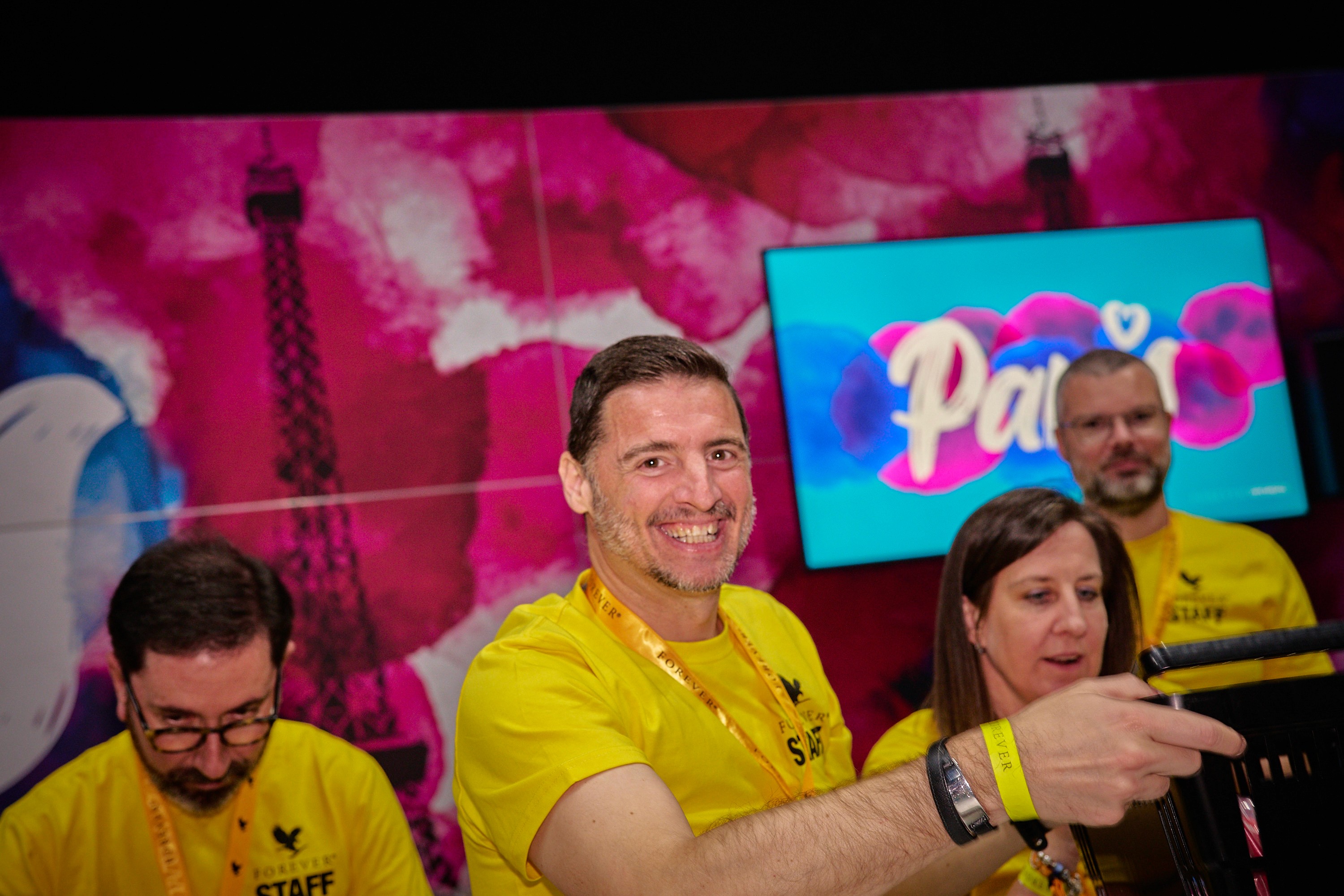 Image of the Forever Living FGR25 Paris Event, inside Paris arena and exhibition hall.