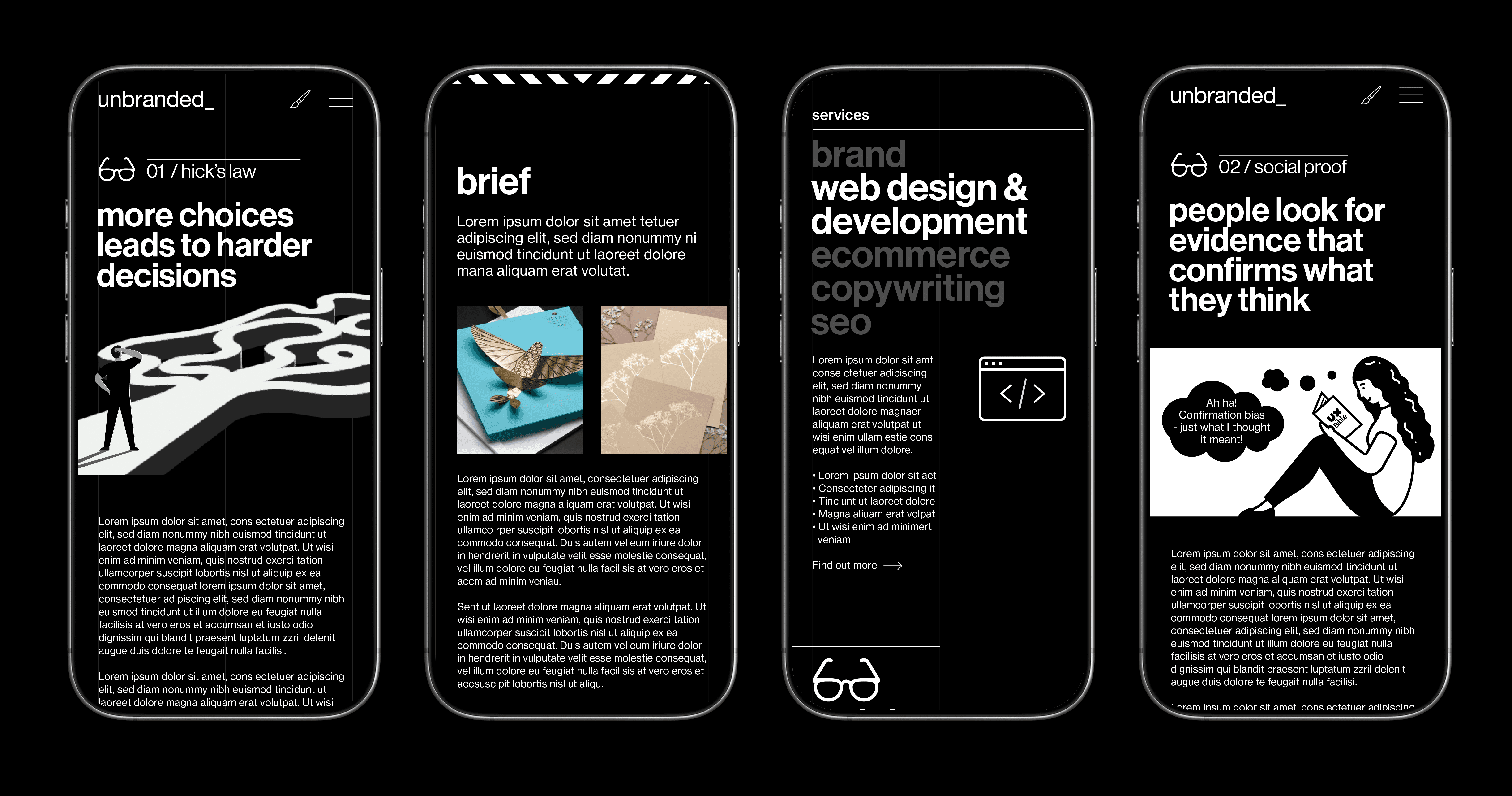 Unbranded branding and website