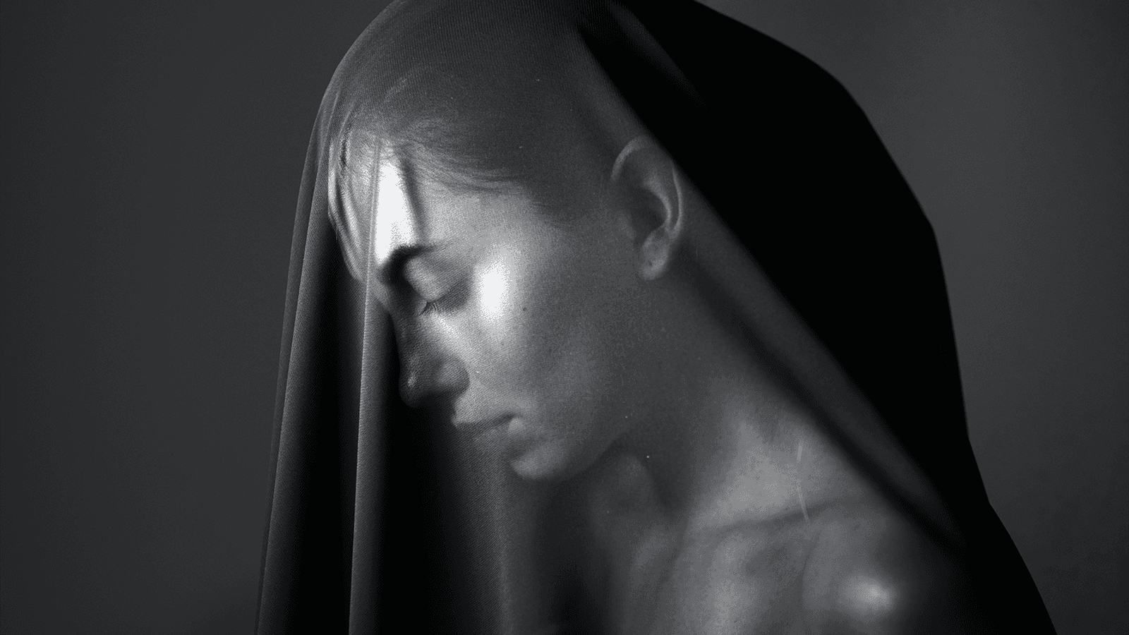 Black and white female indoor photoshoot