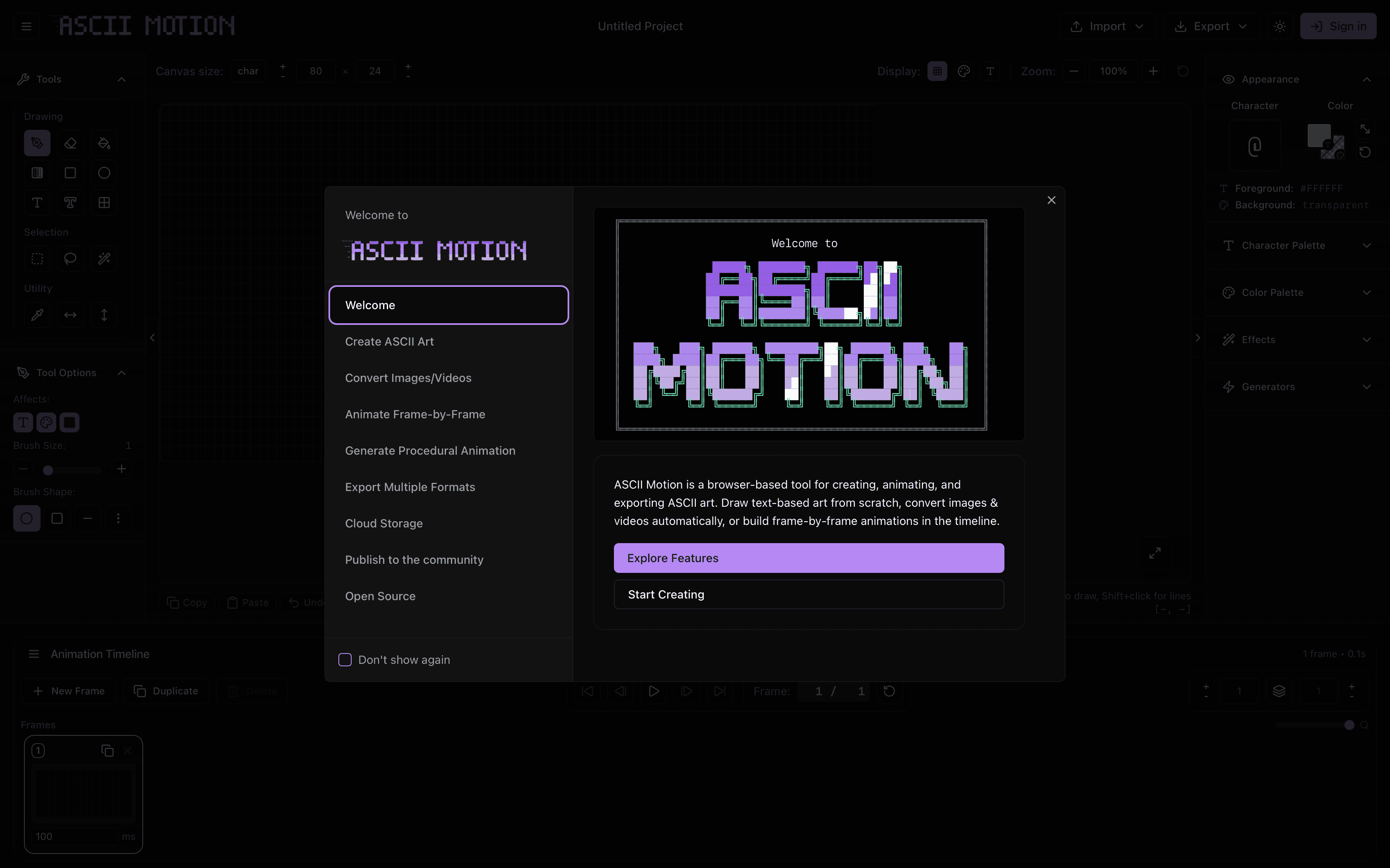 Ascii Motion Thumb