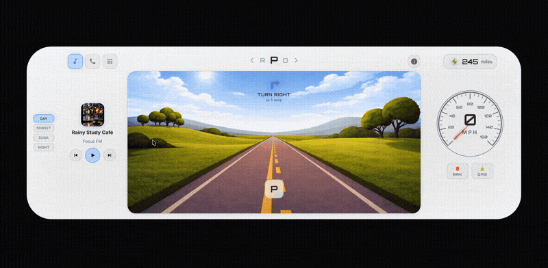 A cozy workspace featuring a wooden desk, a lamp, books, and a plant, illuminated by warm sunlight.