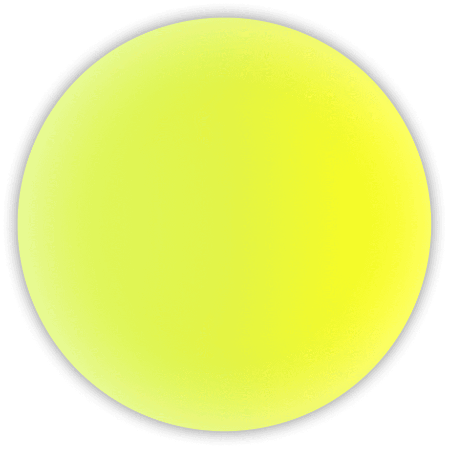 A gradient lime green / yellow circle that changes from lime green to lemon yellow.