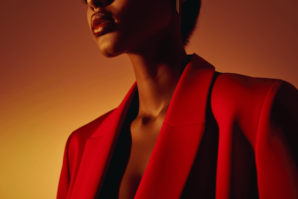 Dark grayscale portrait of a person with subtle facial features and a draped garment.