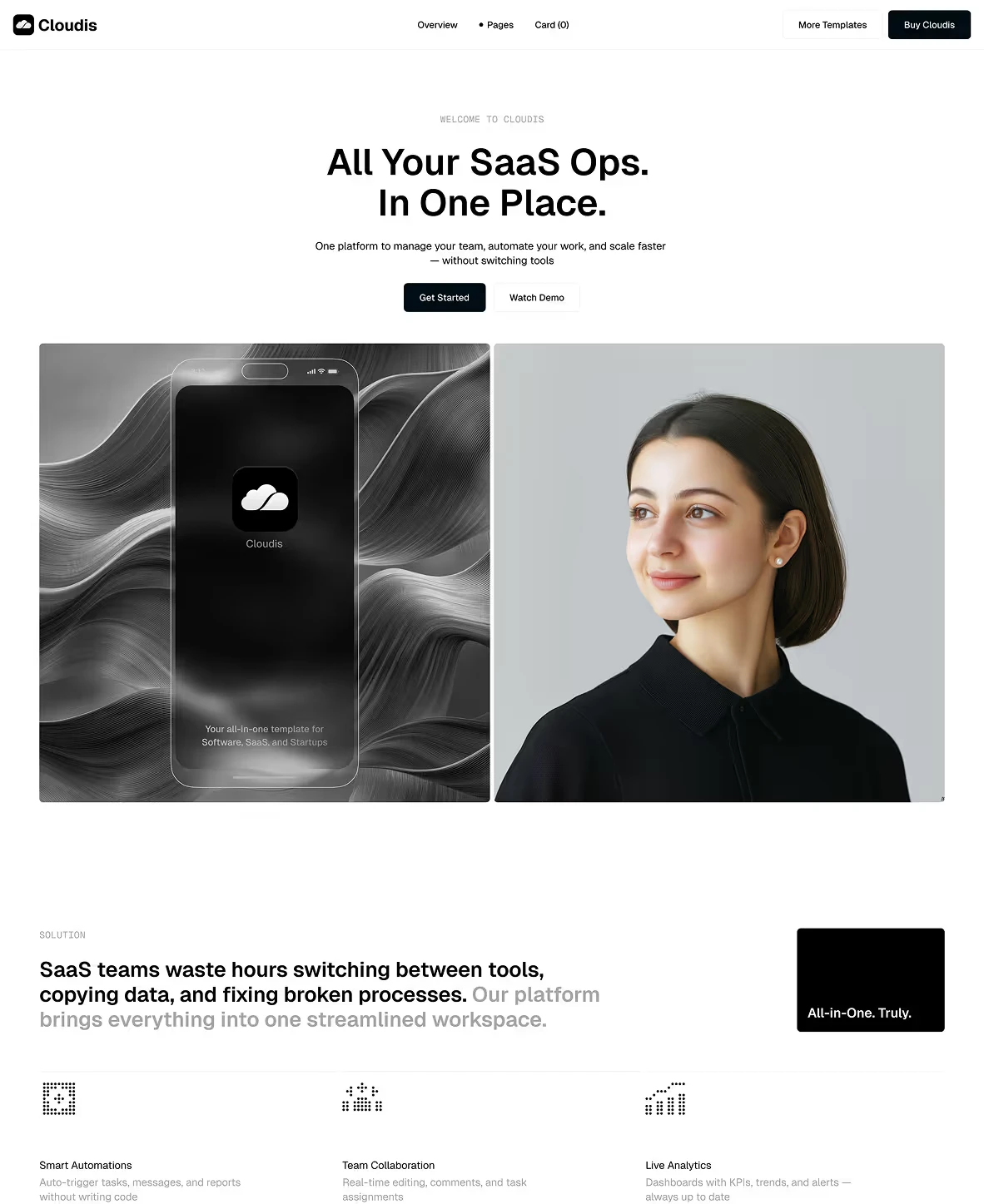 SaaS Framer Template
