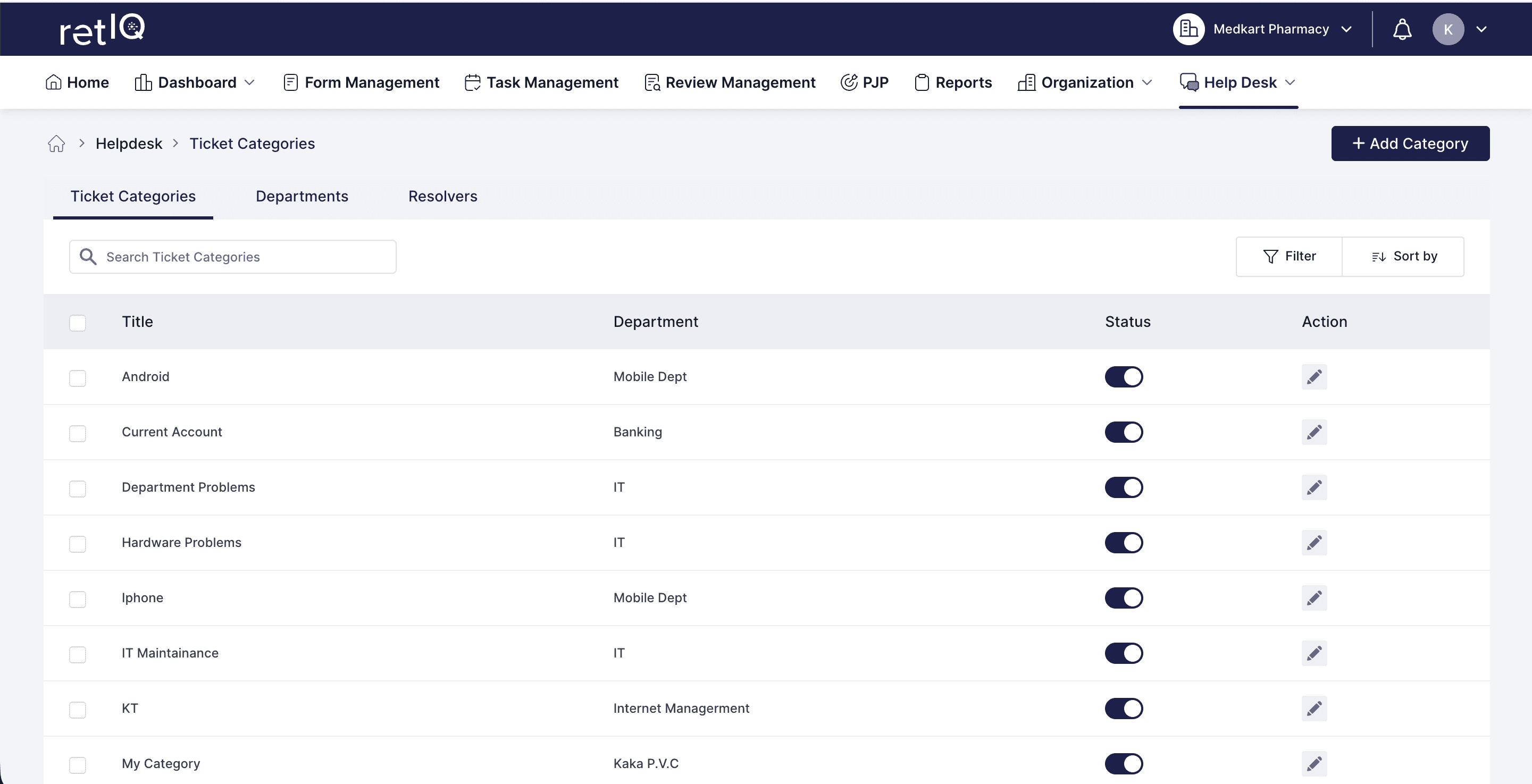 Helpdesk Management