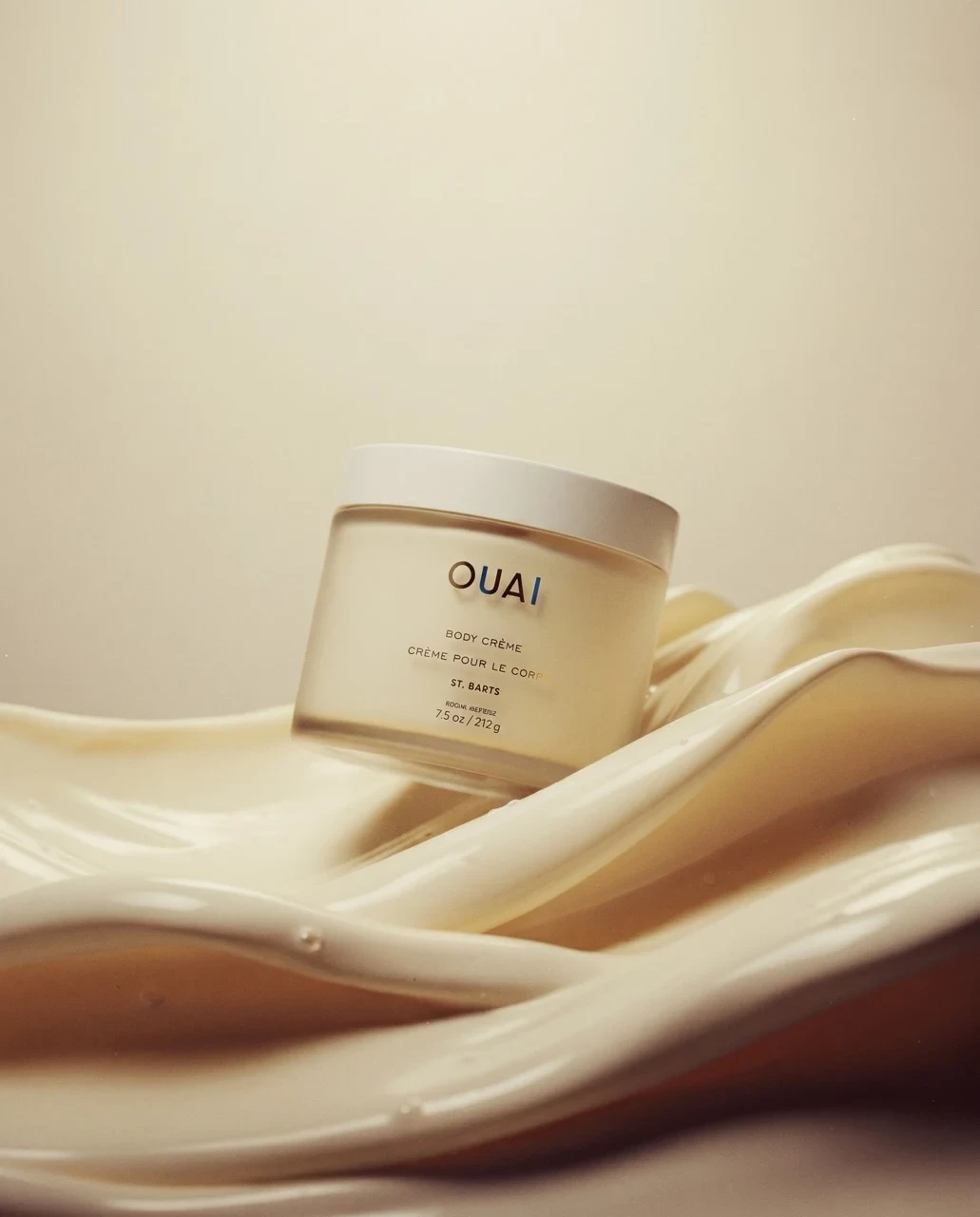 OUAI Body Creme photography AI beauty campaing