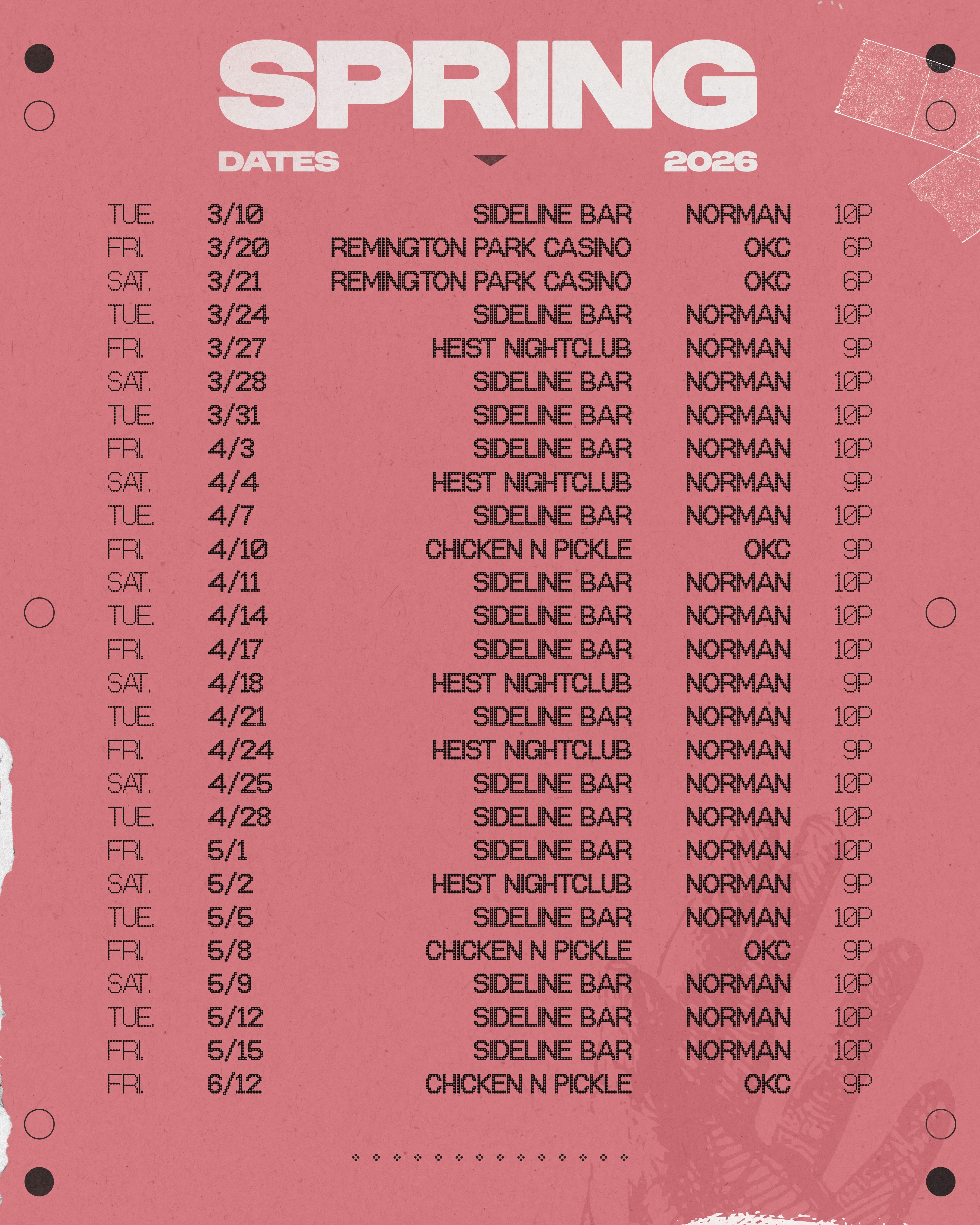 DJ Limitless 2026 Show Dates