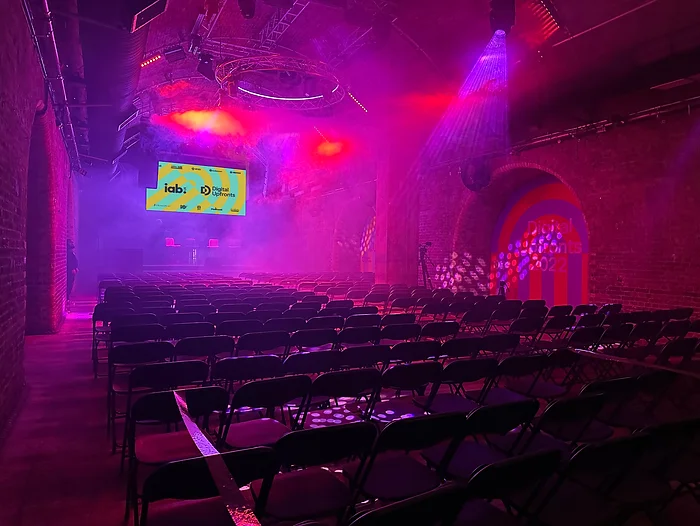 Conference venue where Nomadic UK were filming IAB UK