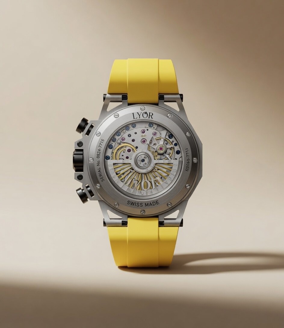 blue ALTURA case back with warm background