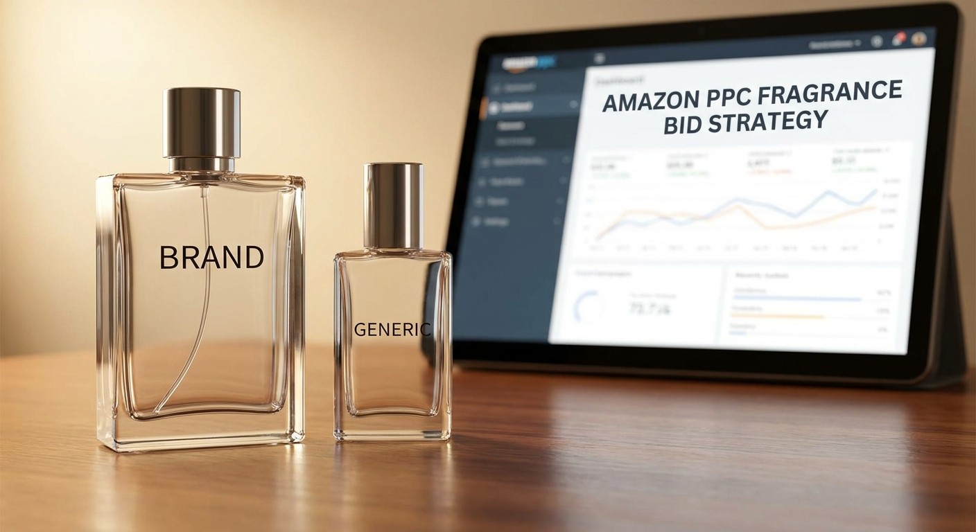Amazon PPC bid strategy for fragrance: brand vs generic terms