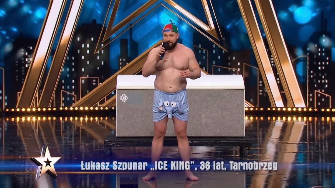 ice king lukasz szpunar na scenie programu mam talent