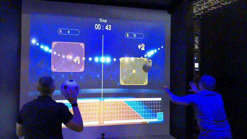 Gesture based Touchscreen Volleyball Game
