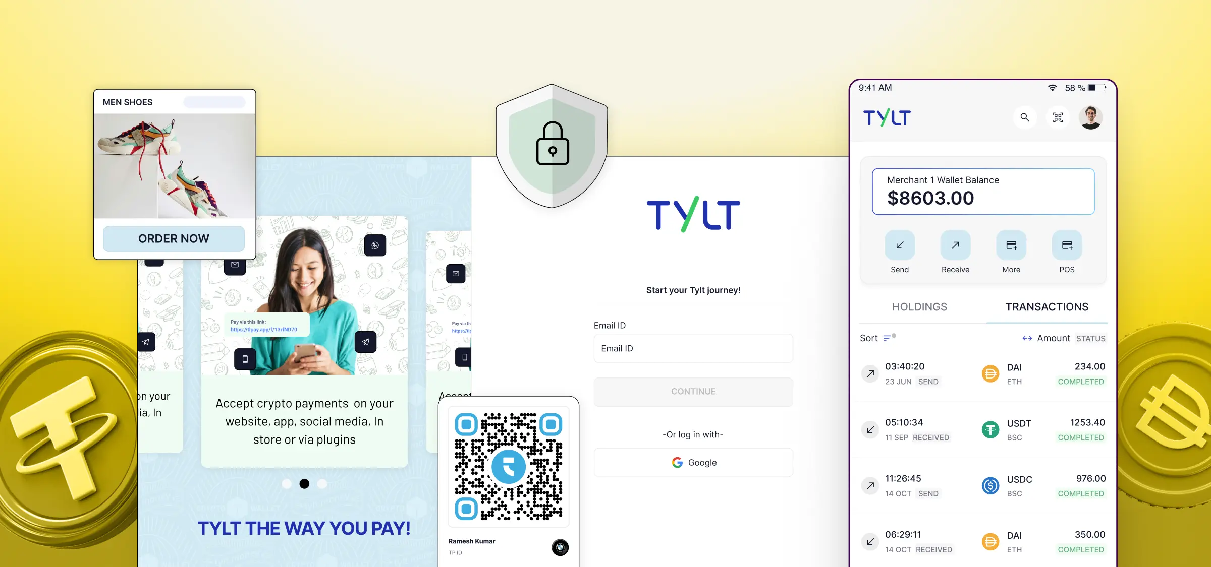 Tylt Crypto Payment Gateway