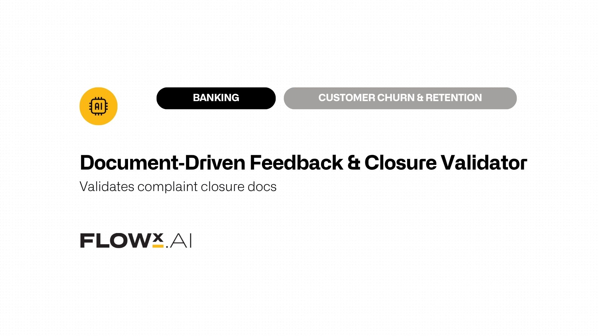 Document‑Driven Feedback & Closure Validator