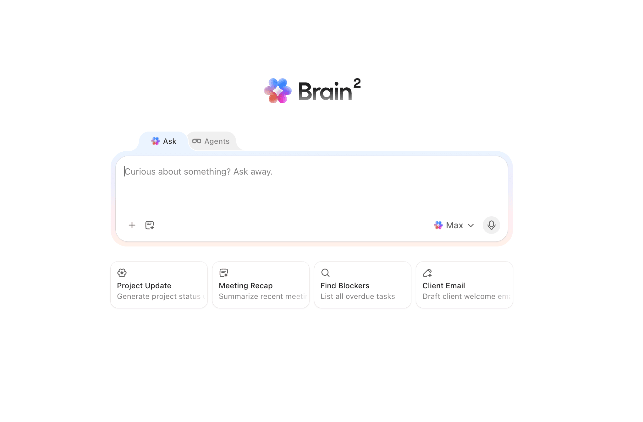 ClickUp AI brain